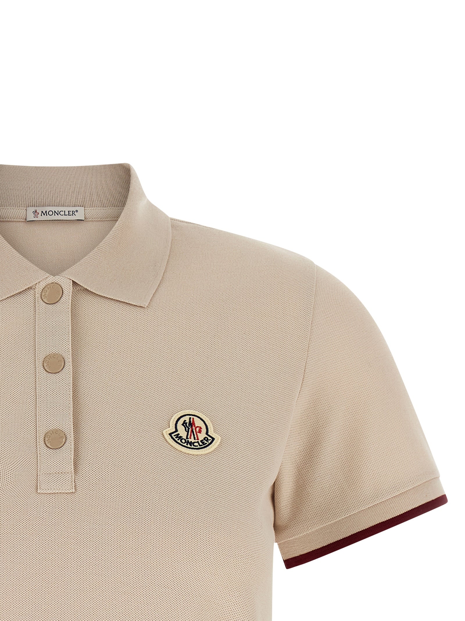 logo patch polo shirt