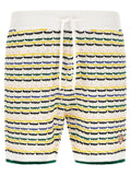 tuck stitch bermuda shorts