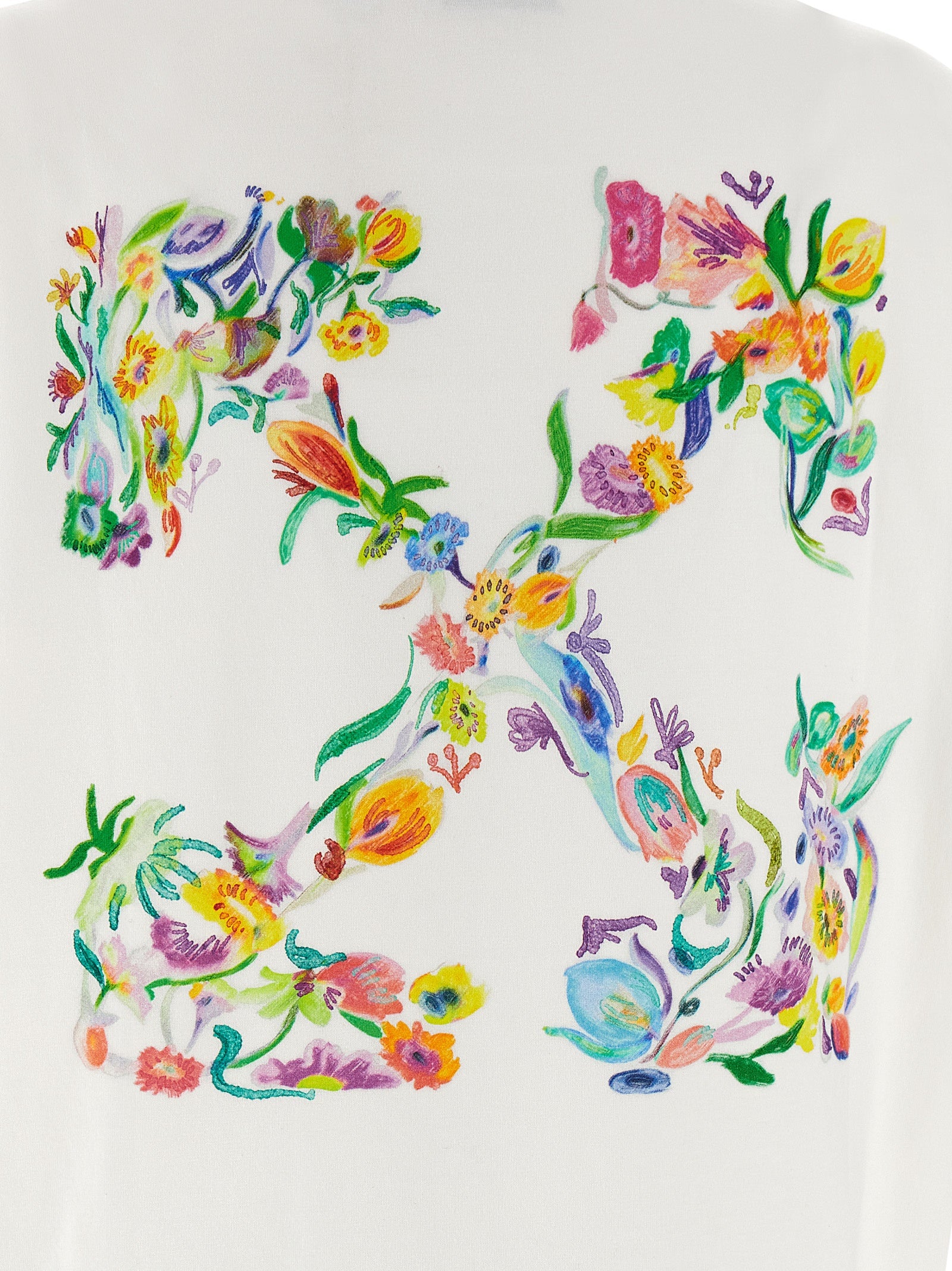 arrow glowing flower t-shirt