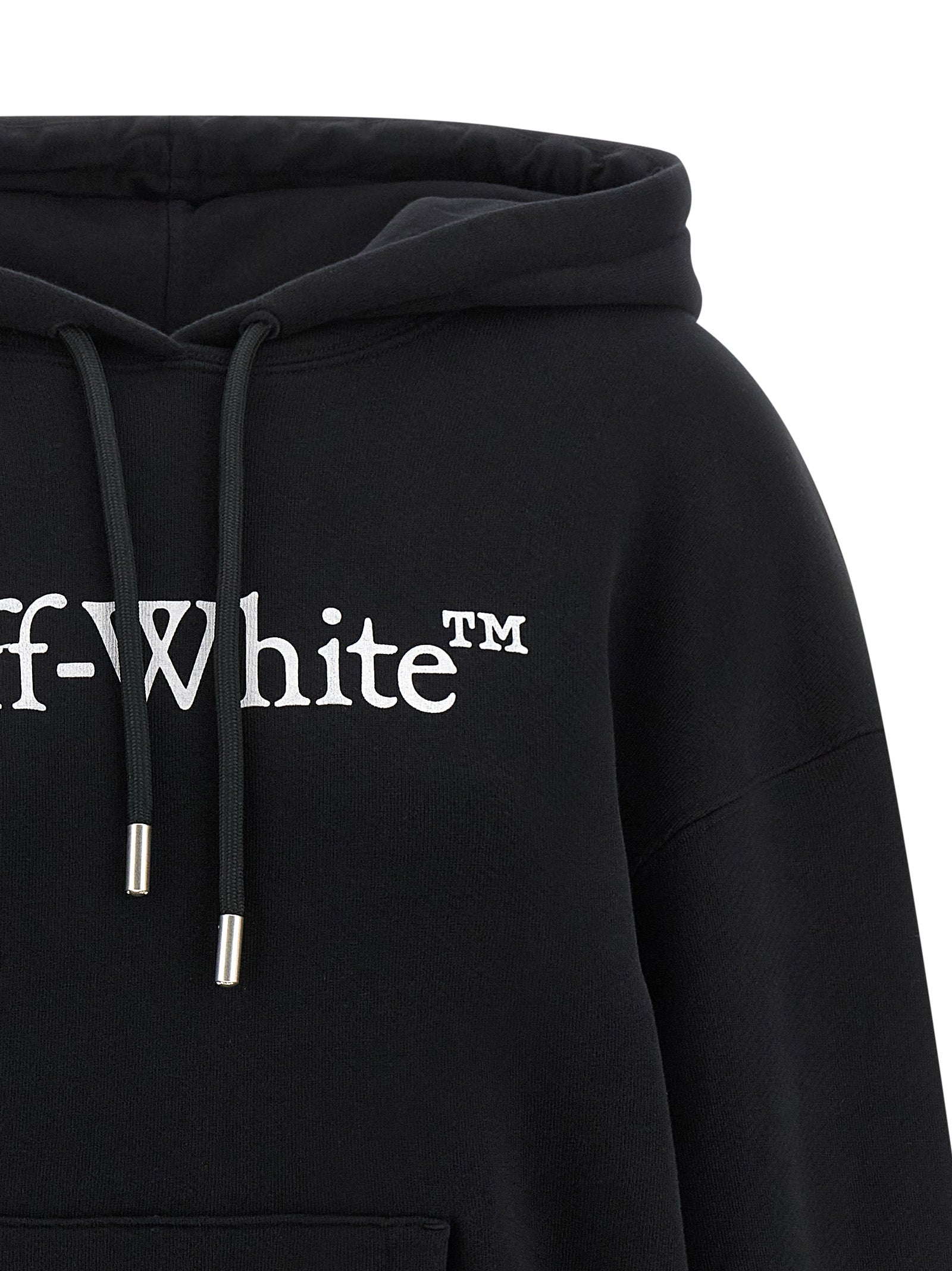 off-white big logo bookkish hoodie