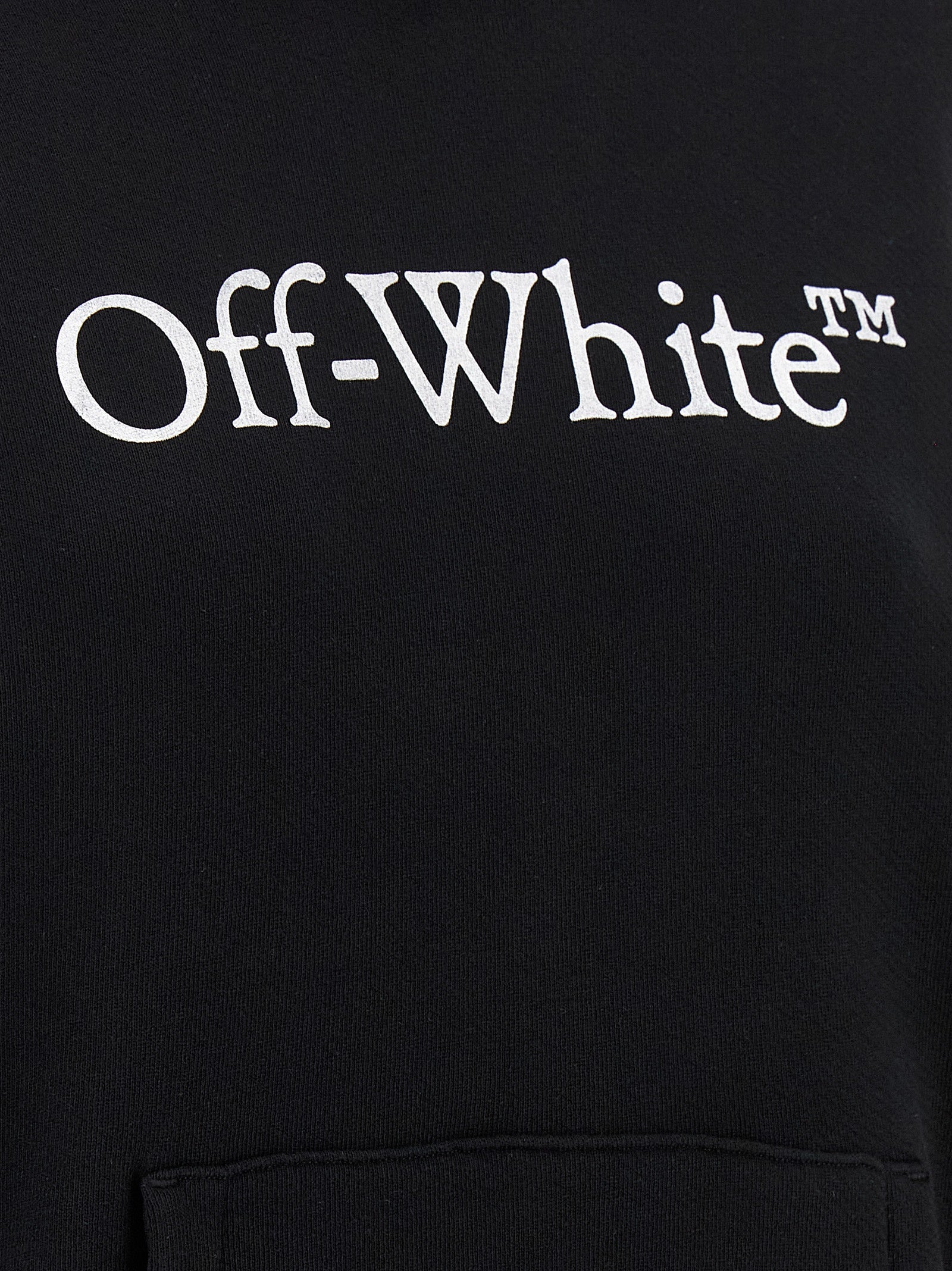 off-white big logo bookkish hoodie