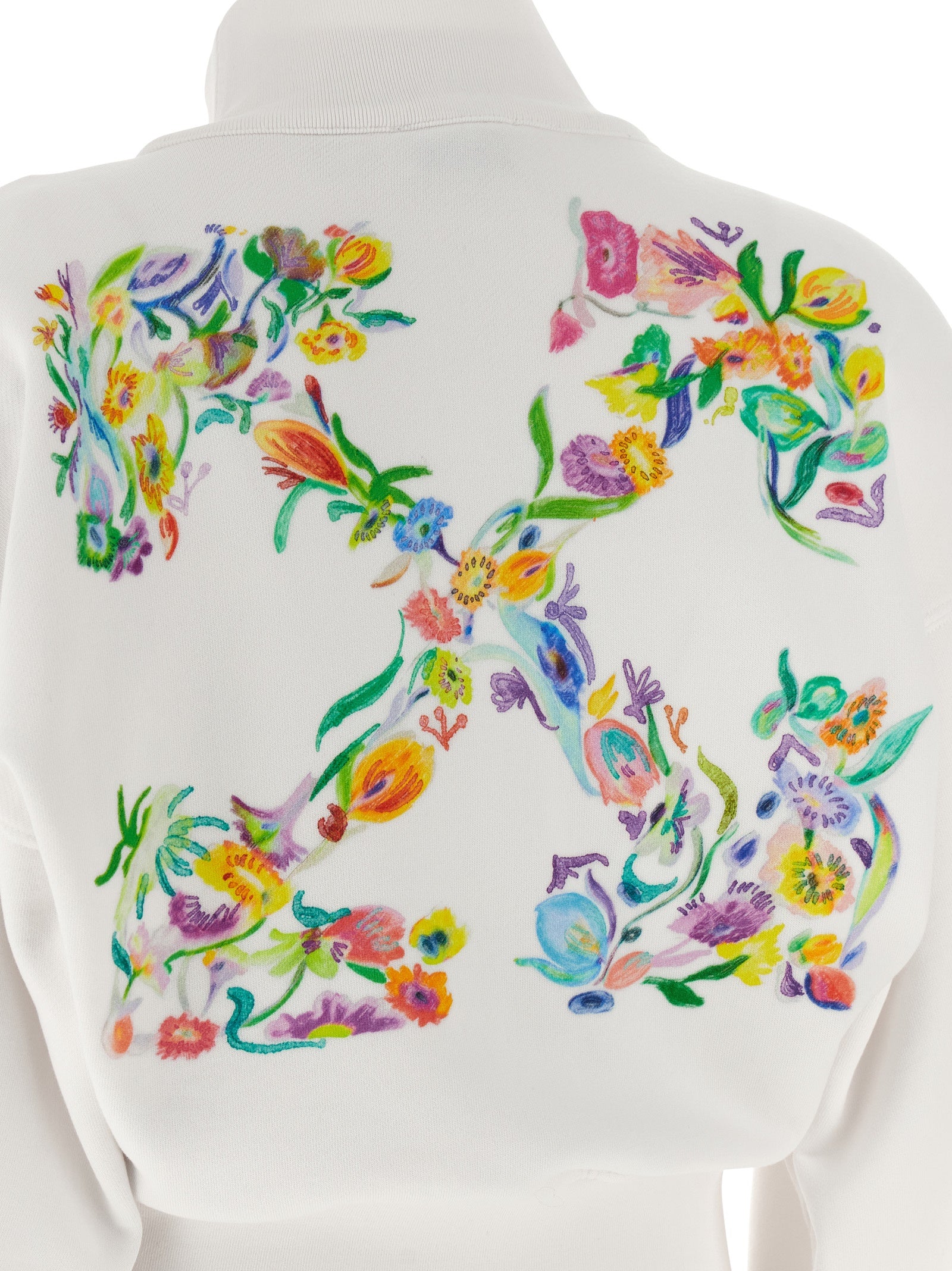 arrow glowing flower sweatshirt