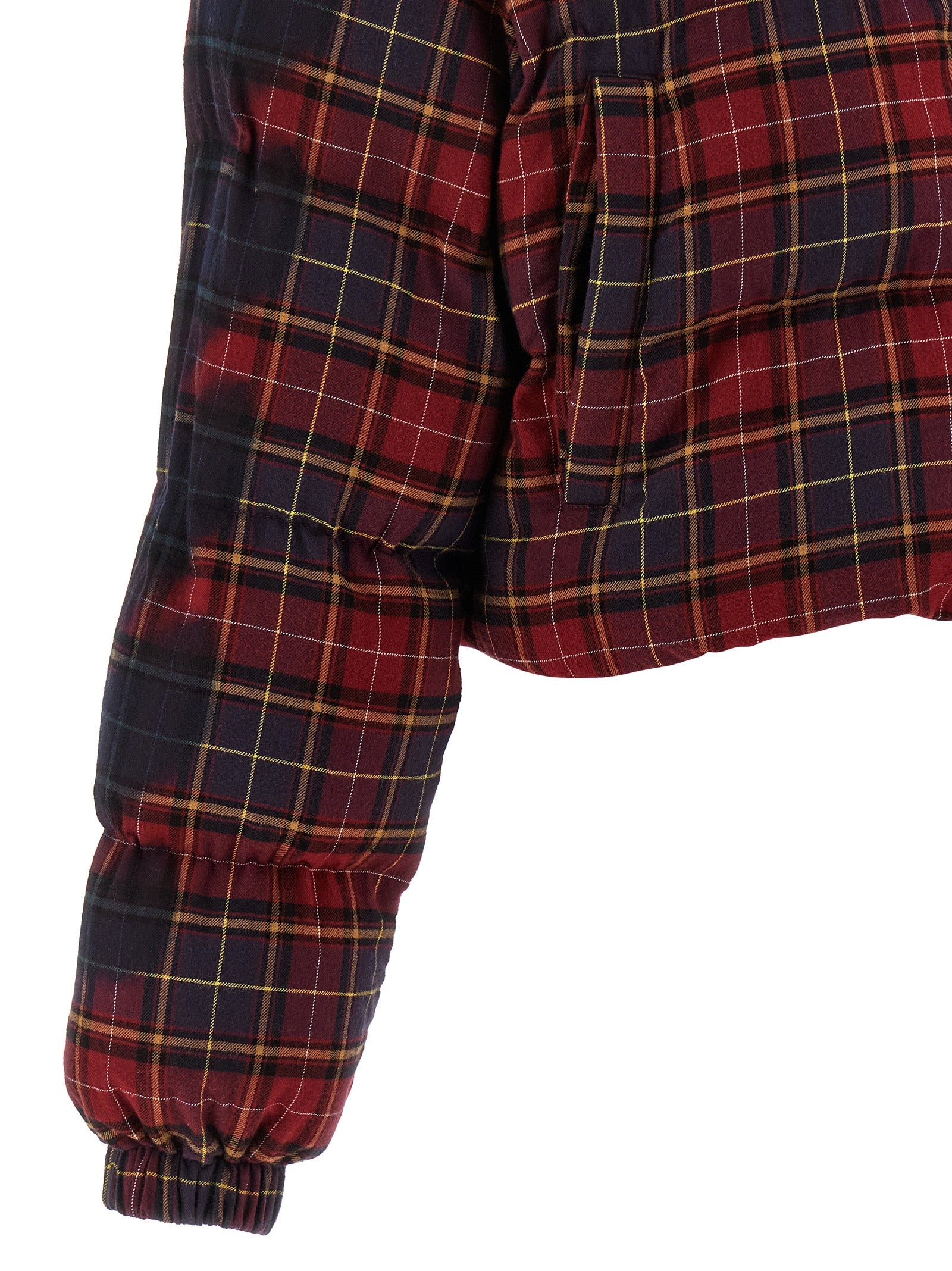 check flan arrow spray down jacket