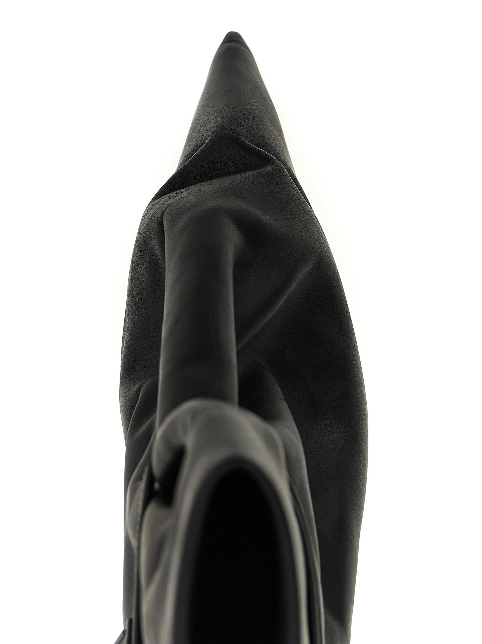 tied taco kiss ankle boots